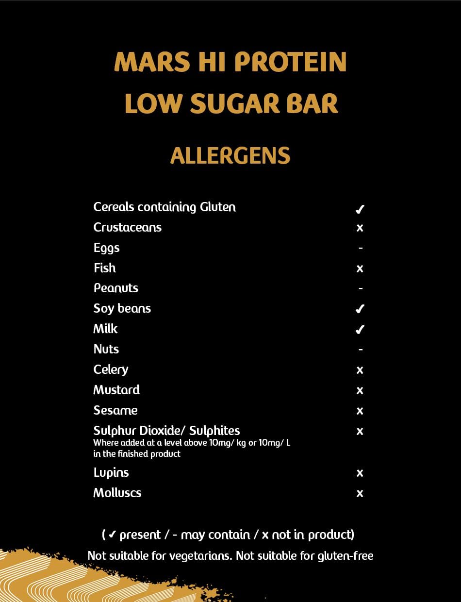 Mars Hi Protein Low Sugar