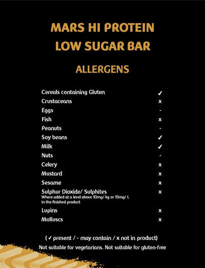 Mars Hi Protein Low Sugar