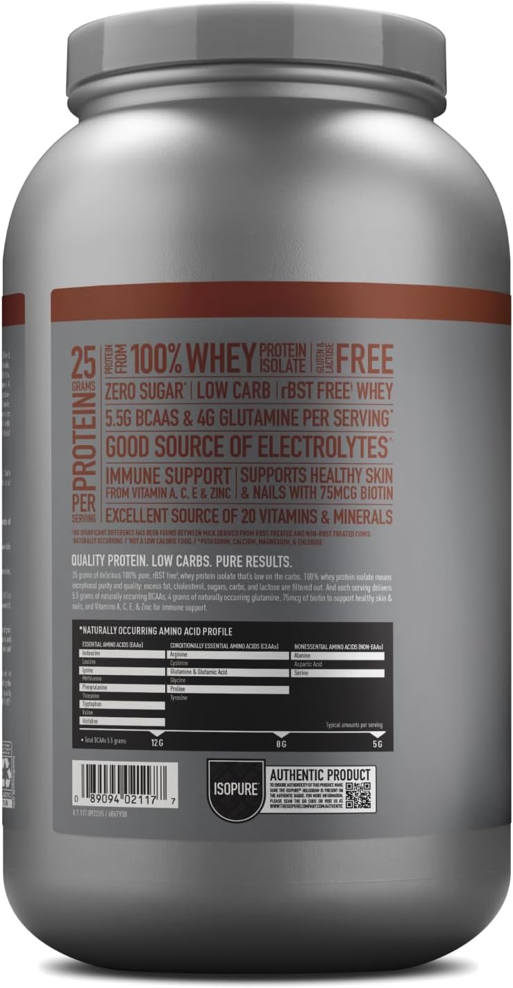 Isopure Zero Carb Protein
