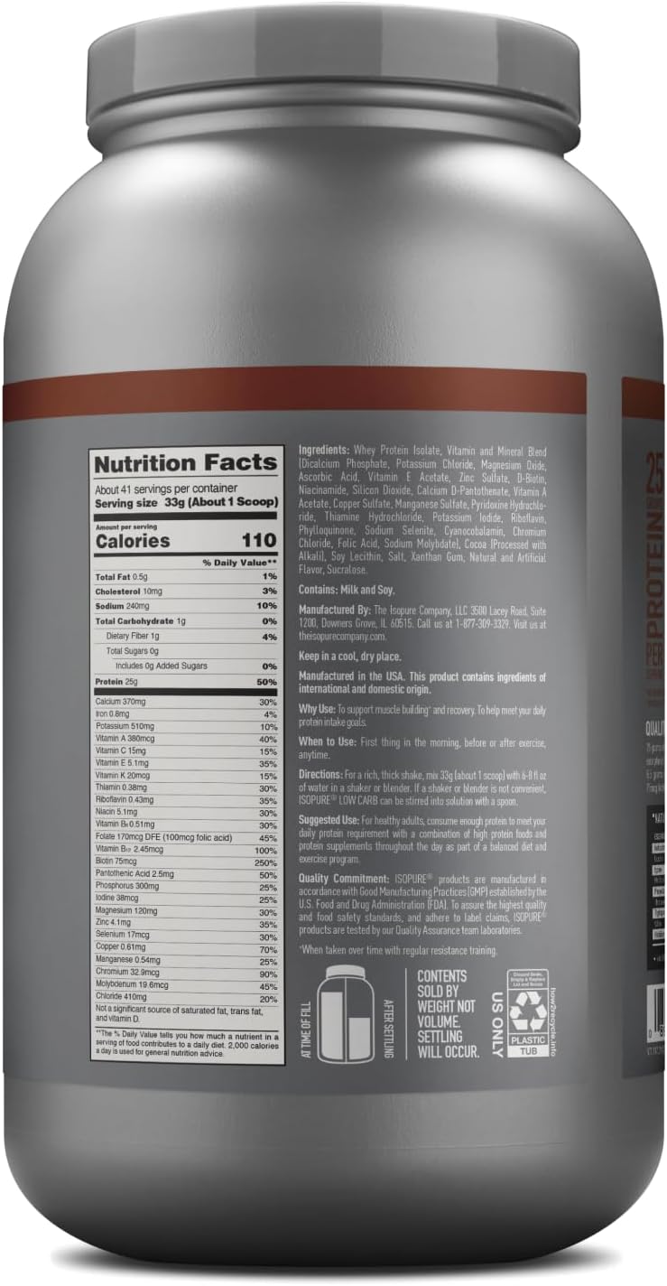 Isopure Zero Carb Protein