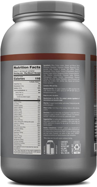 Isopure Zero Carb Protein