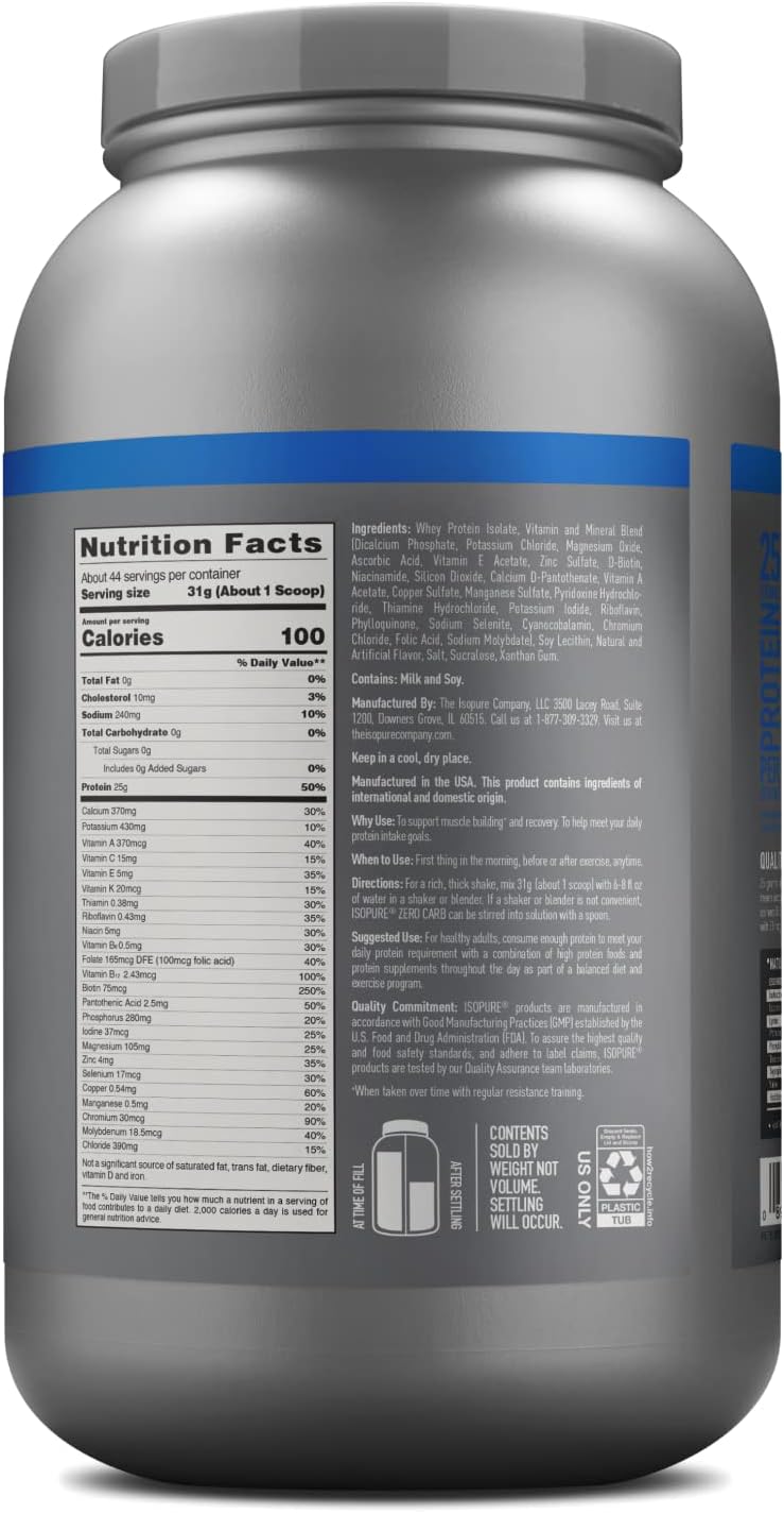 Isopure Zero Carb Protein