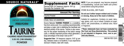Source Naturals Taurine Powder