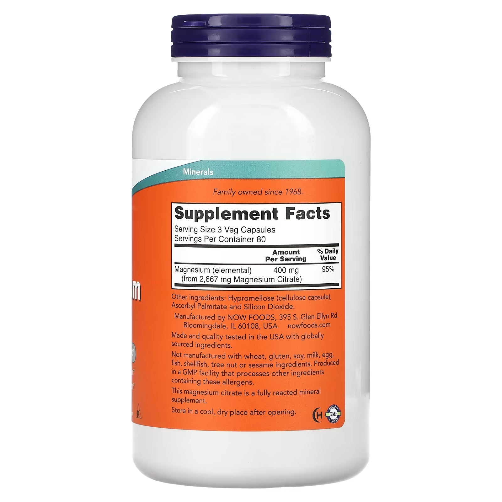 NOW Magnesium Citrate 200 mg