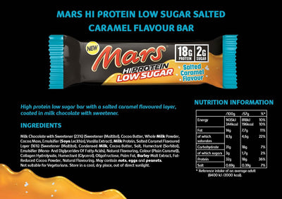 Mars Hi Protein Low Sugar