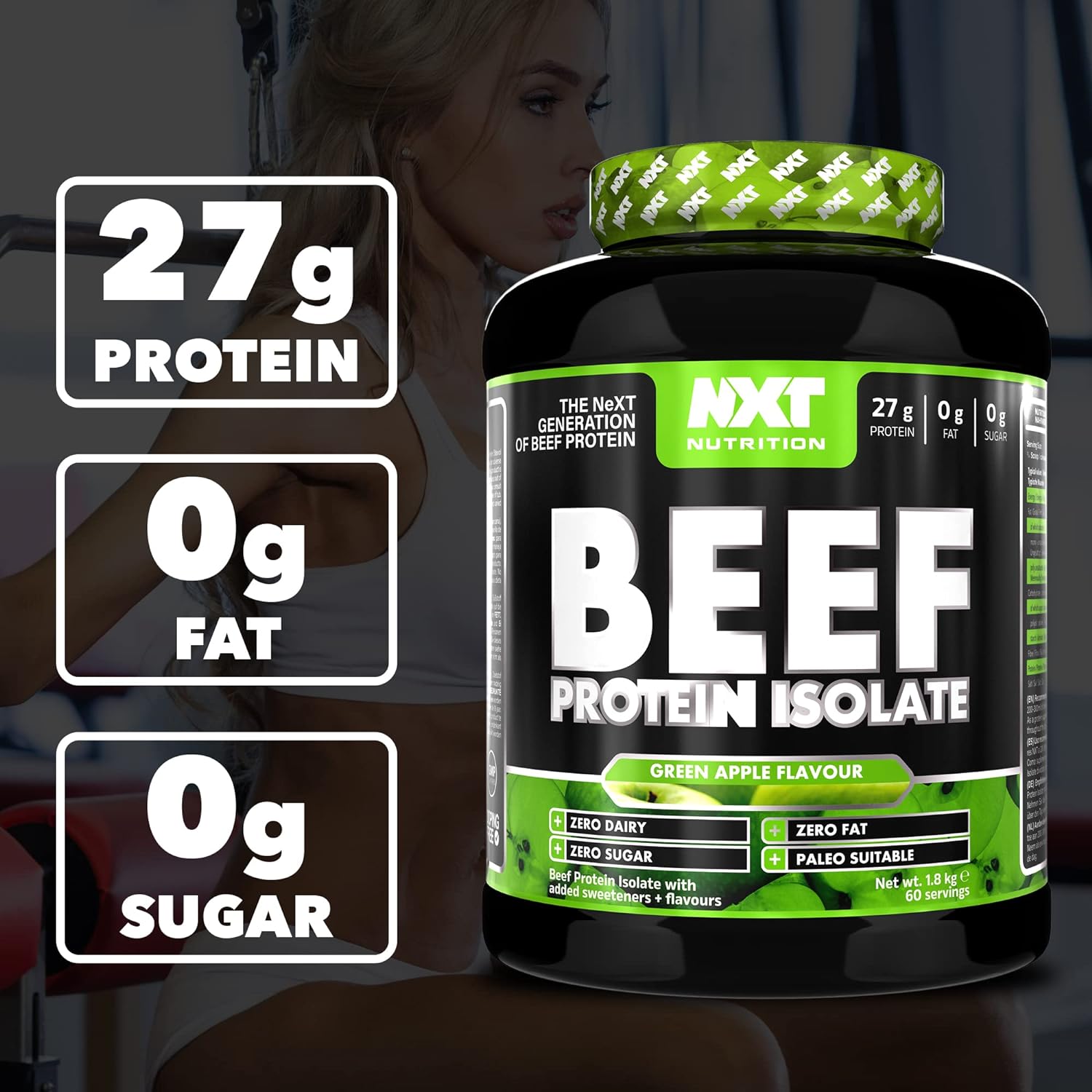 NXT Nutrition Beef Protein Isolate Powder