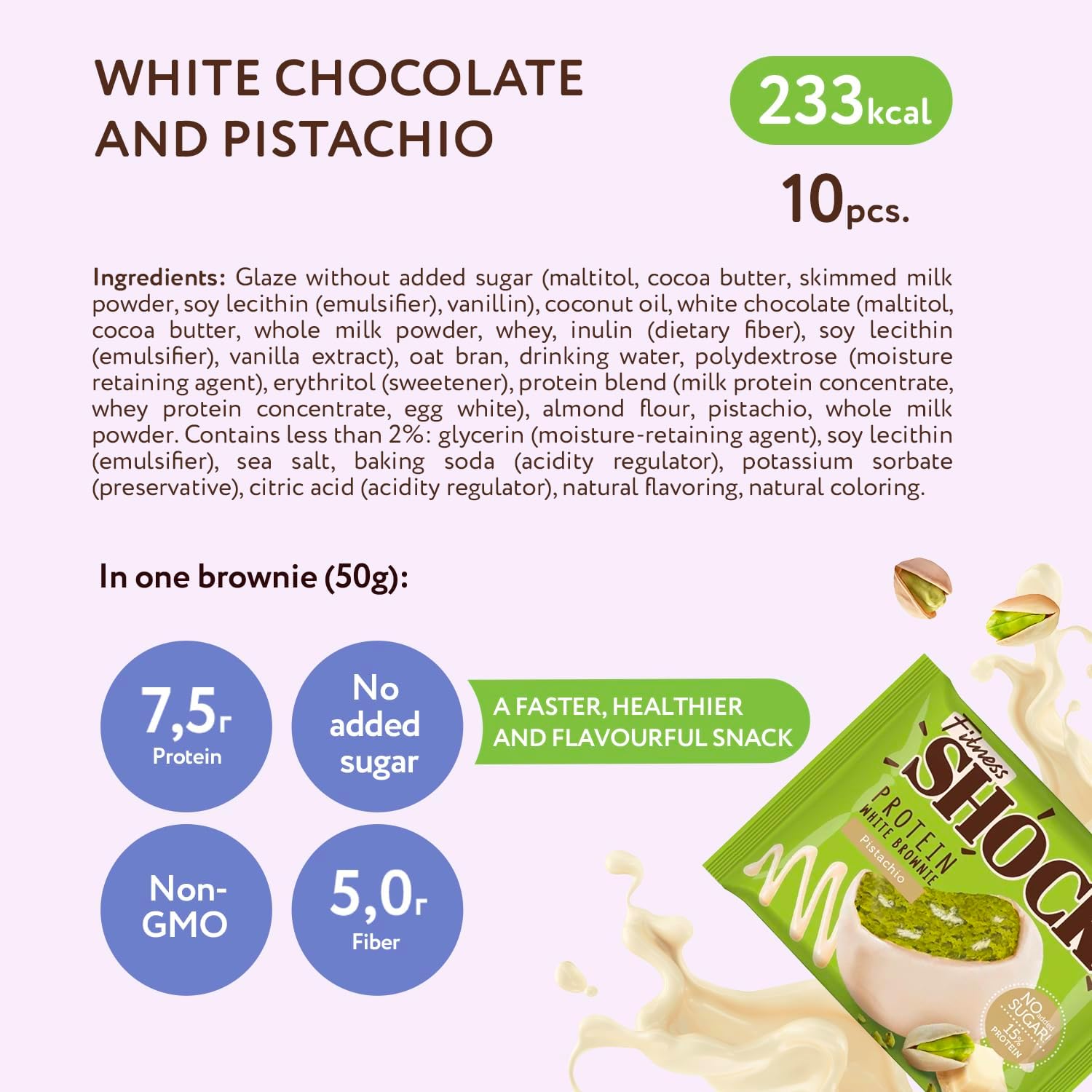 FitnesShock Protein Brownie