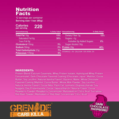 Grenade Carb Killa Protein Bar