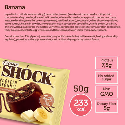 FitnesShock Protein Brownie