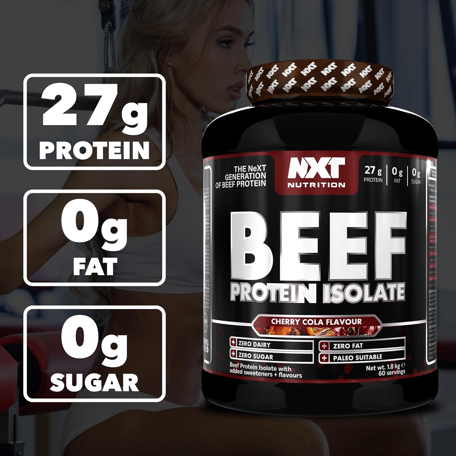 NXT Nutrition Beef Protein Isolate Powder