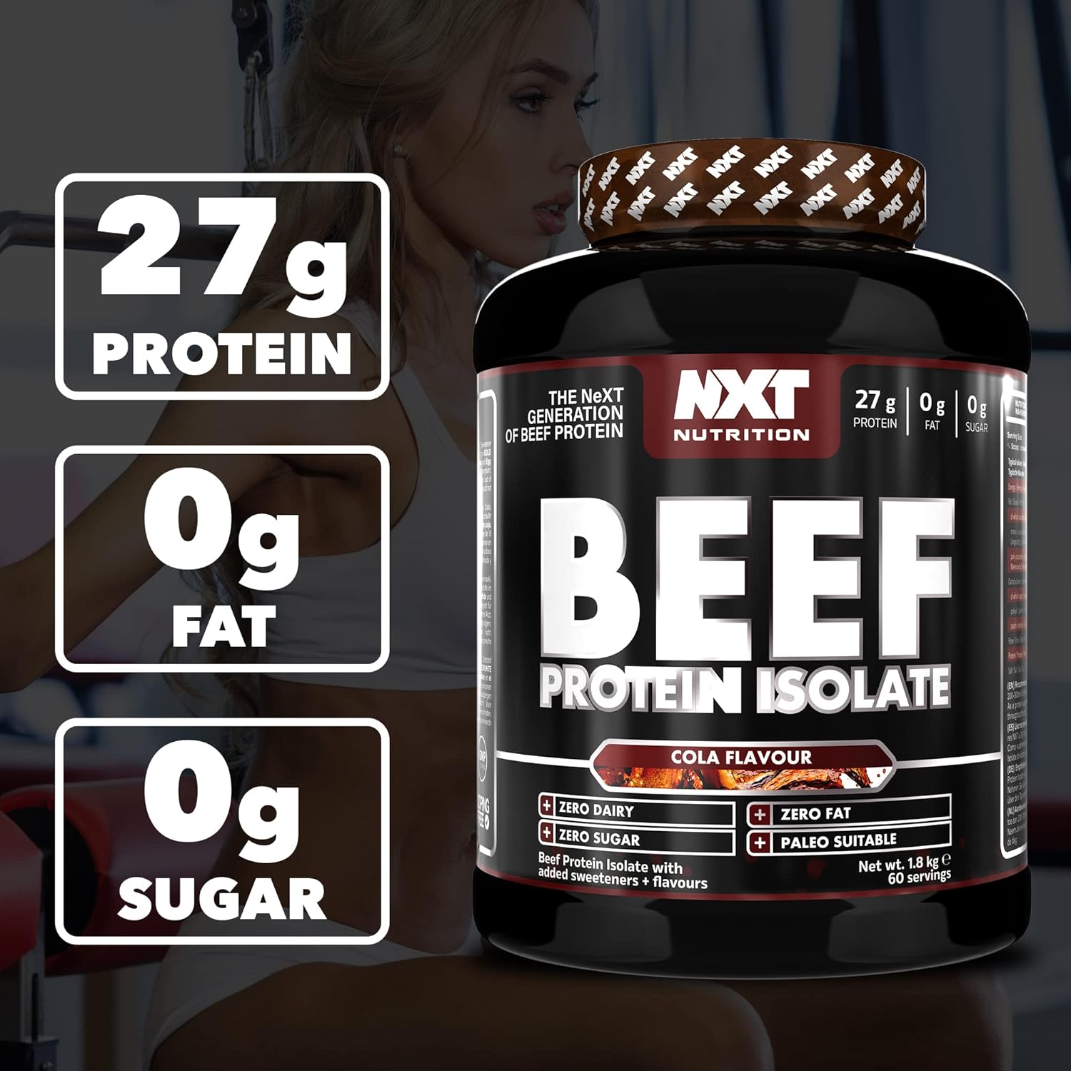 NXT Nutrition Beef Protein Isolate Powder