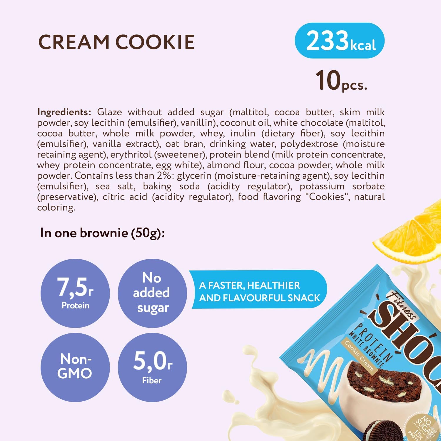 FitnesShock Protein Brownie