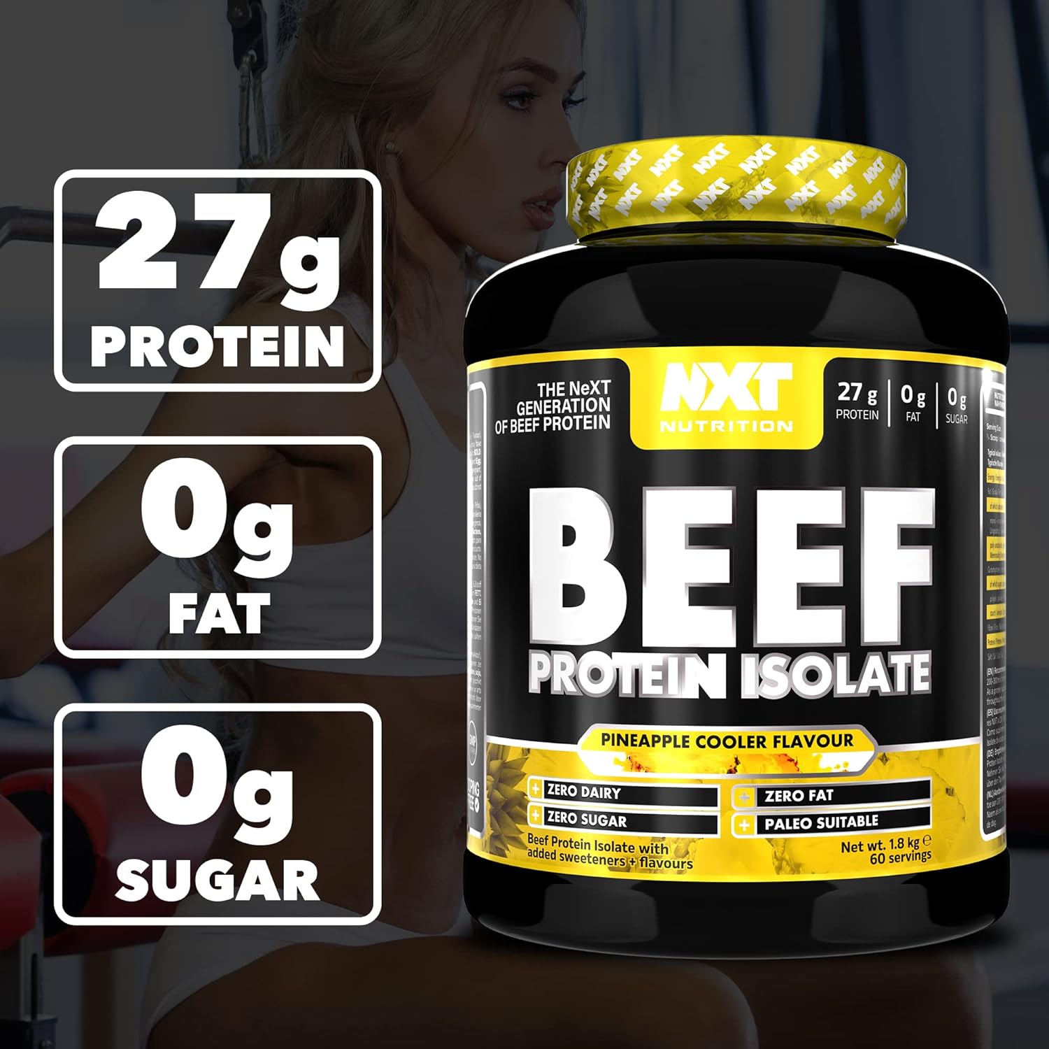 NXT Nutrition Beef Protein Isolate Powder