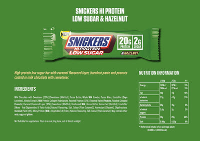 Snickers Hi Protein Low Sugar