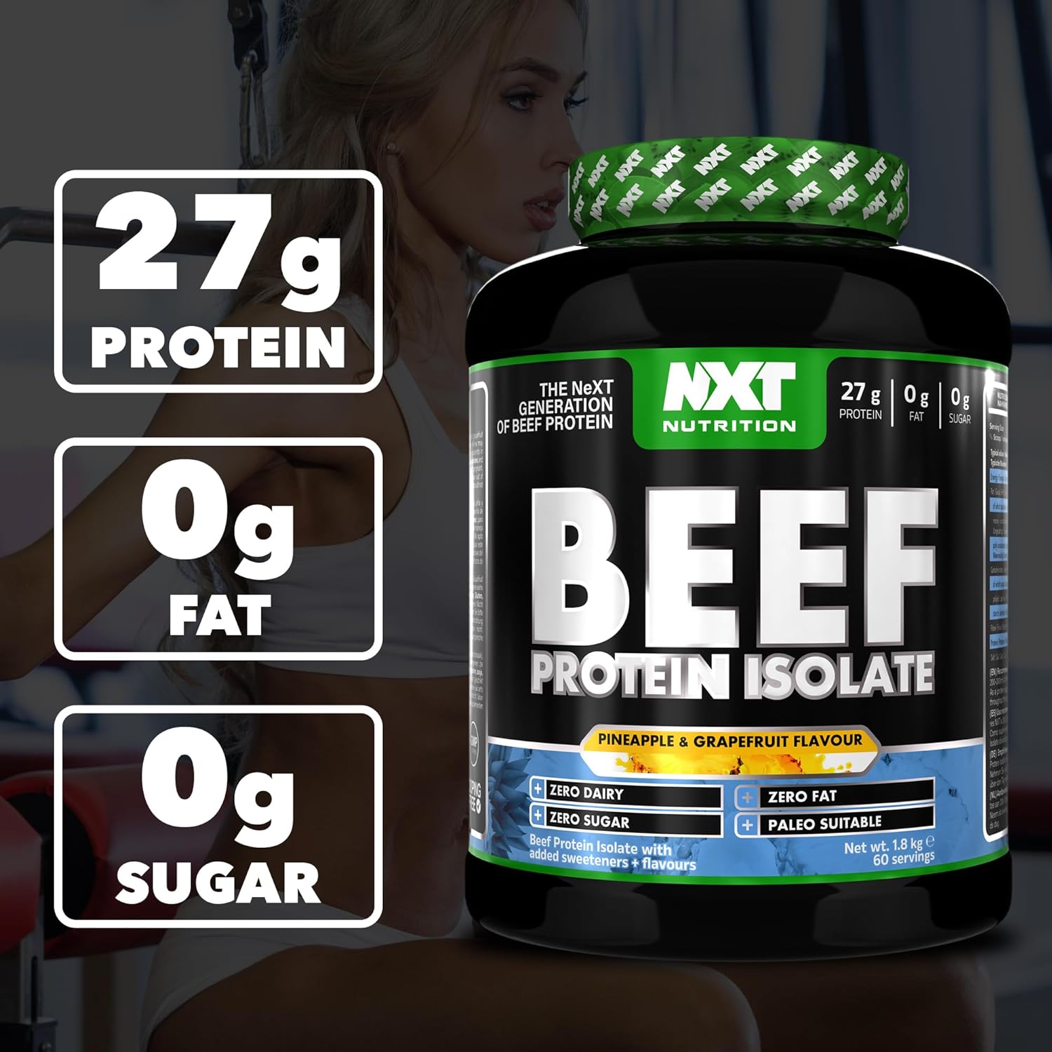 NXT Nutrition Beef Protein Isolate Powder