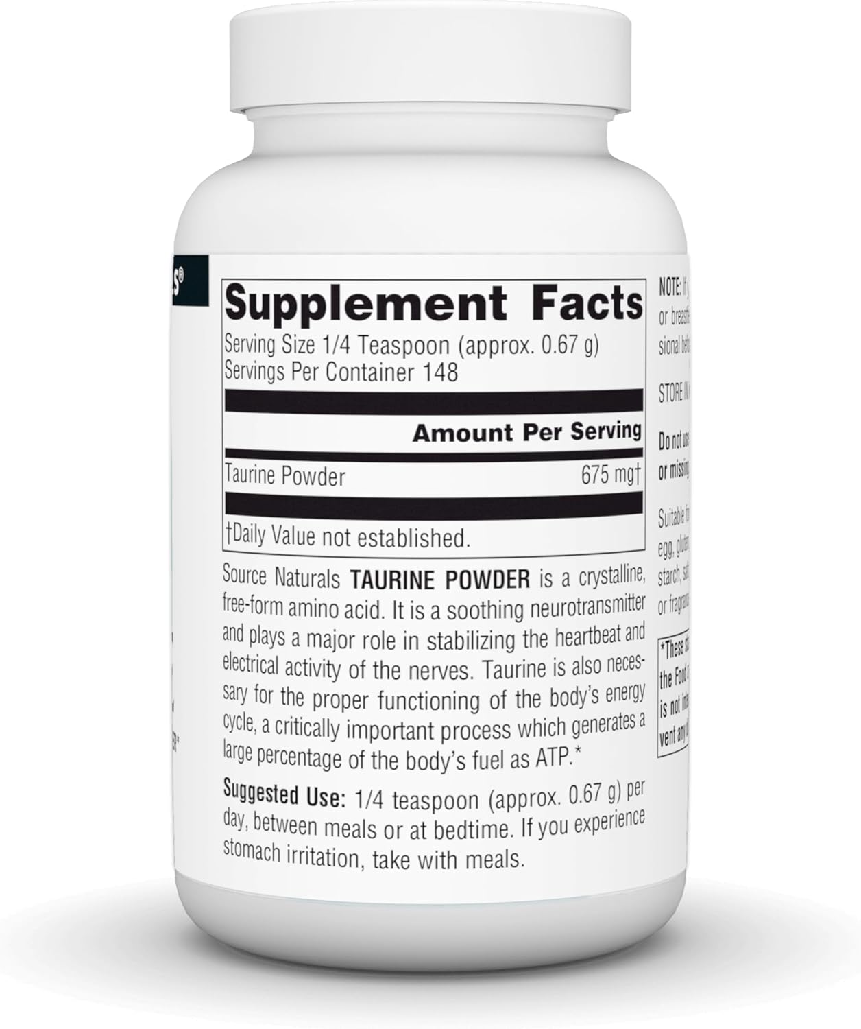 Source Naturals Taurine Powder