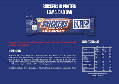 Snickers Hi Protein Low Sugar