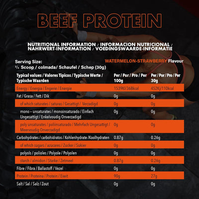 NXT Nutrition Beef Protein Isolate Powder