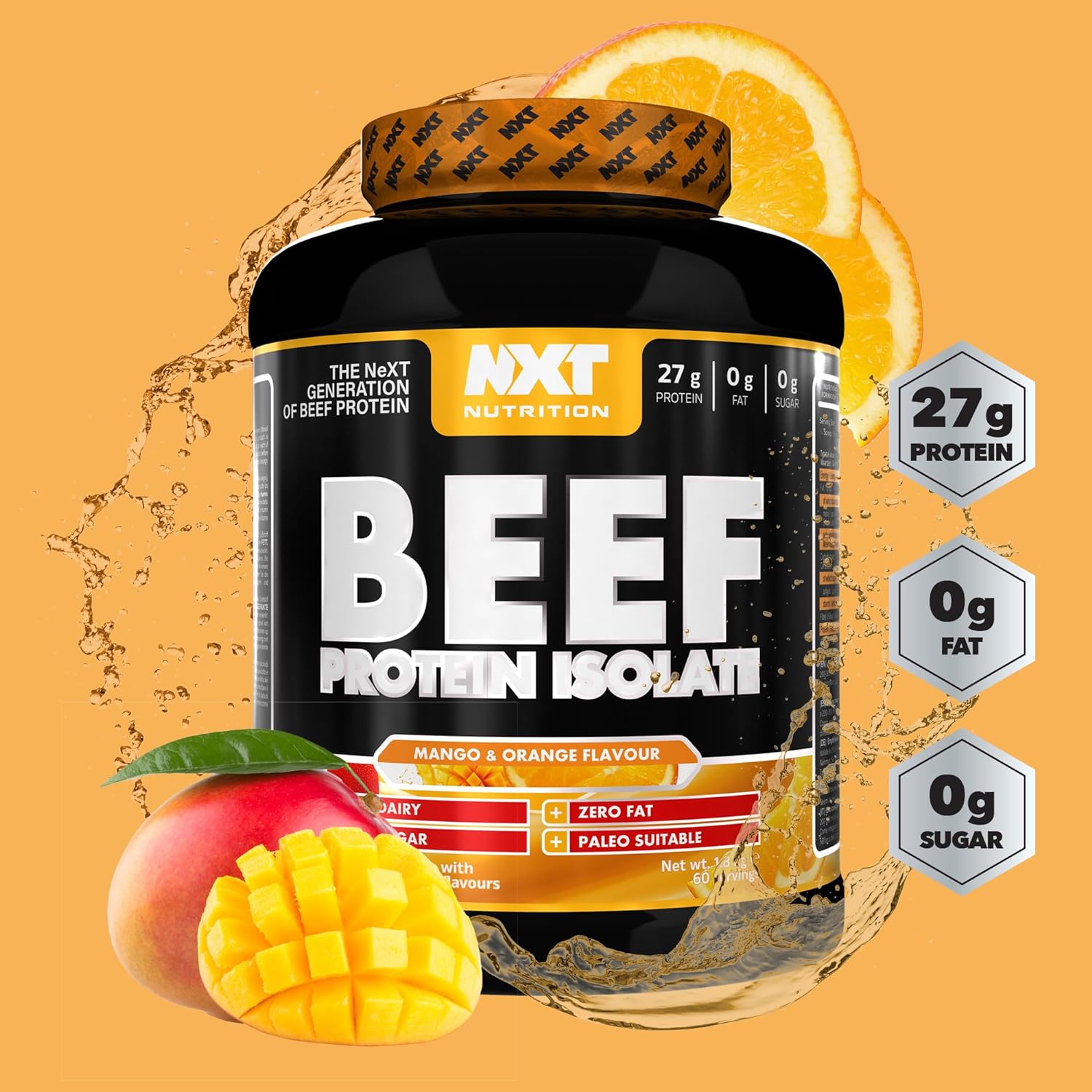 NXT Nutrition Beef Protein Isolate Powder