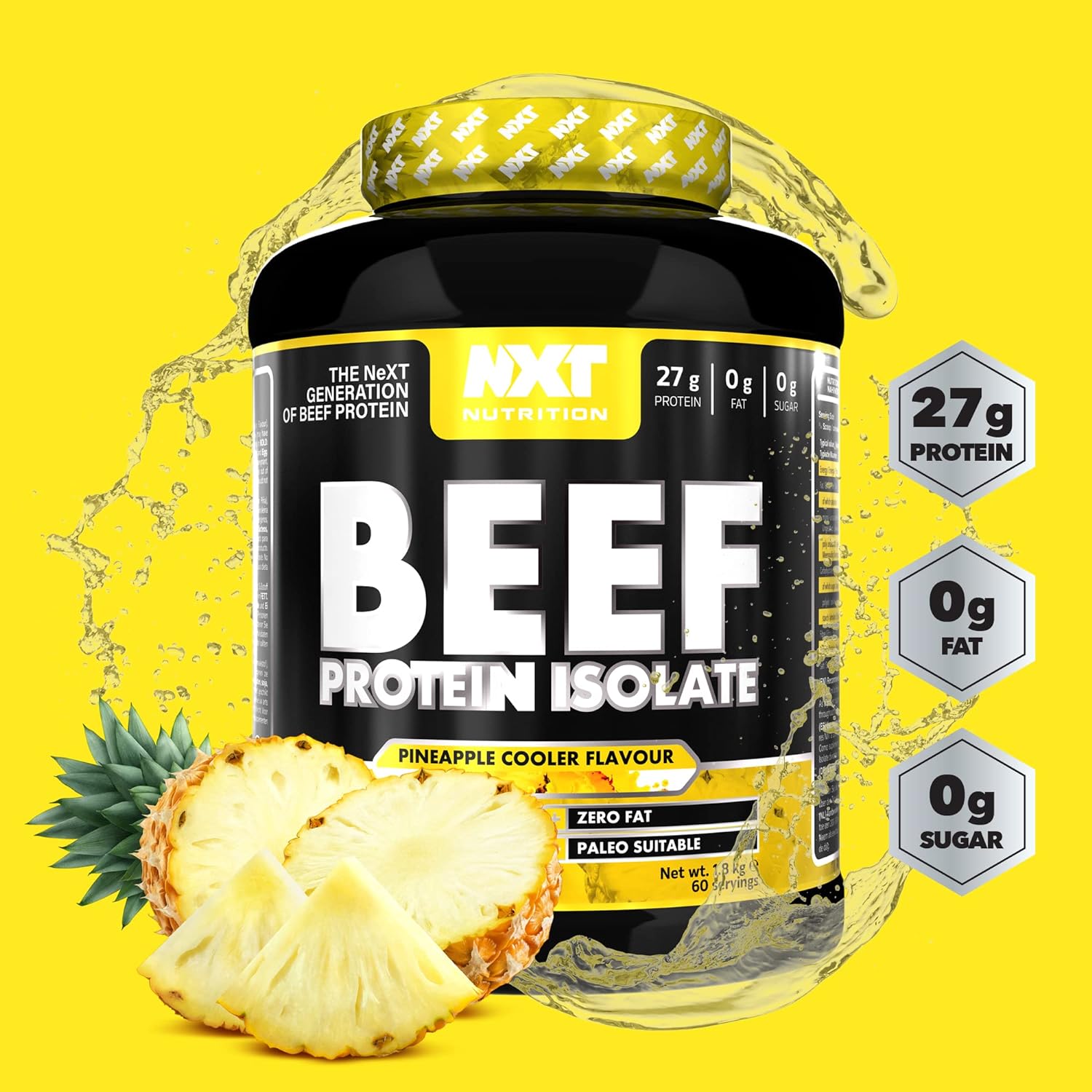 NXT Nutrition Beef Protein Isolate Powder