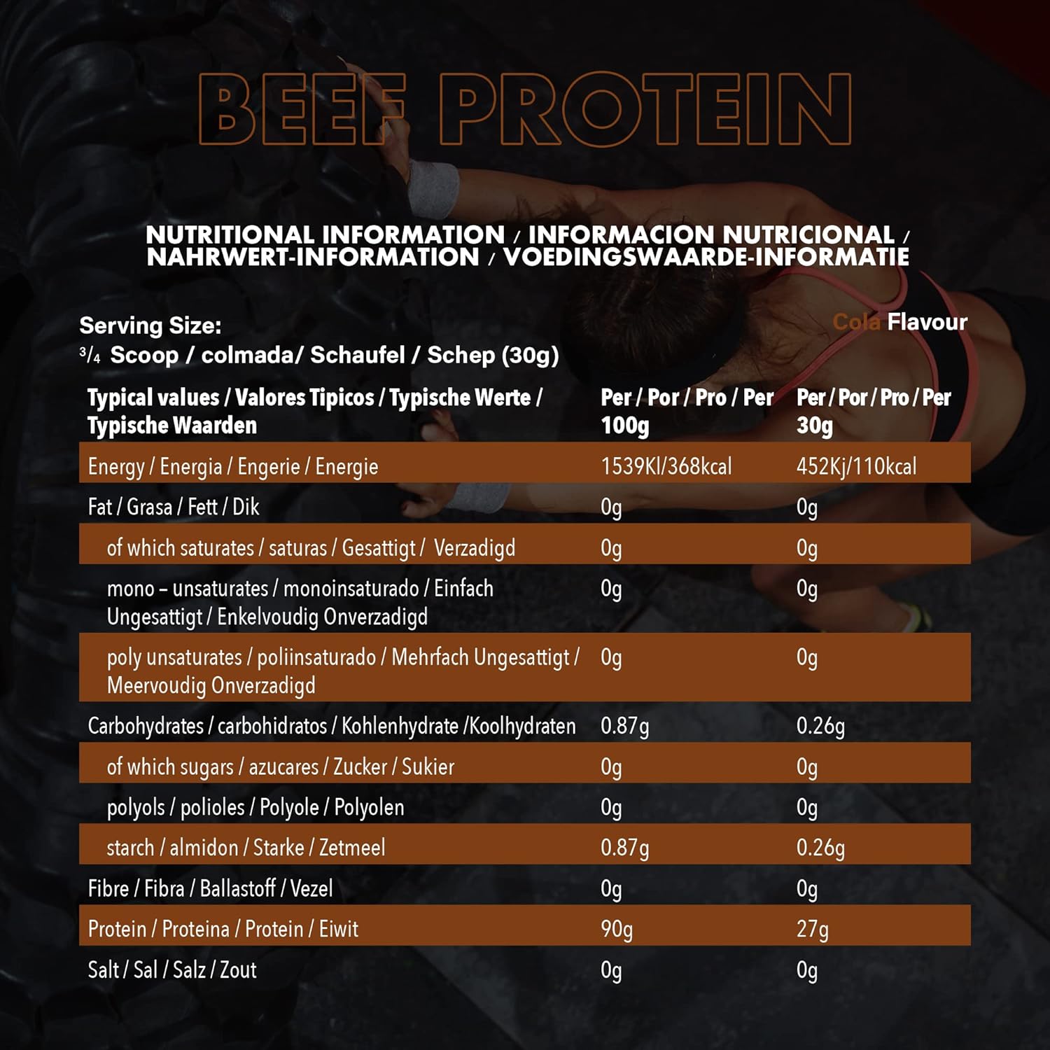 NXT Nutrition Beef Protein Isolate Powder