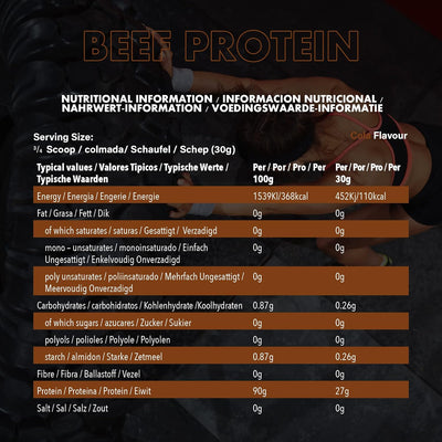 NXT Nutrition Beef Protein Isolate Powder
