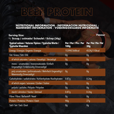 NXT Nutrition Beef Protein Isolate Powder