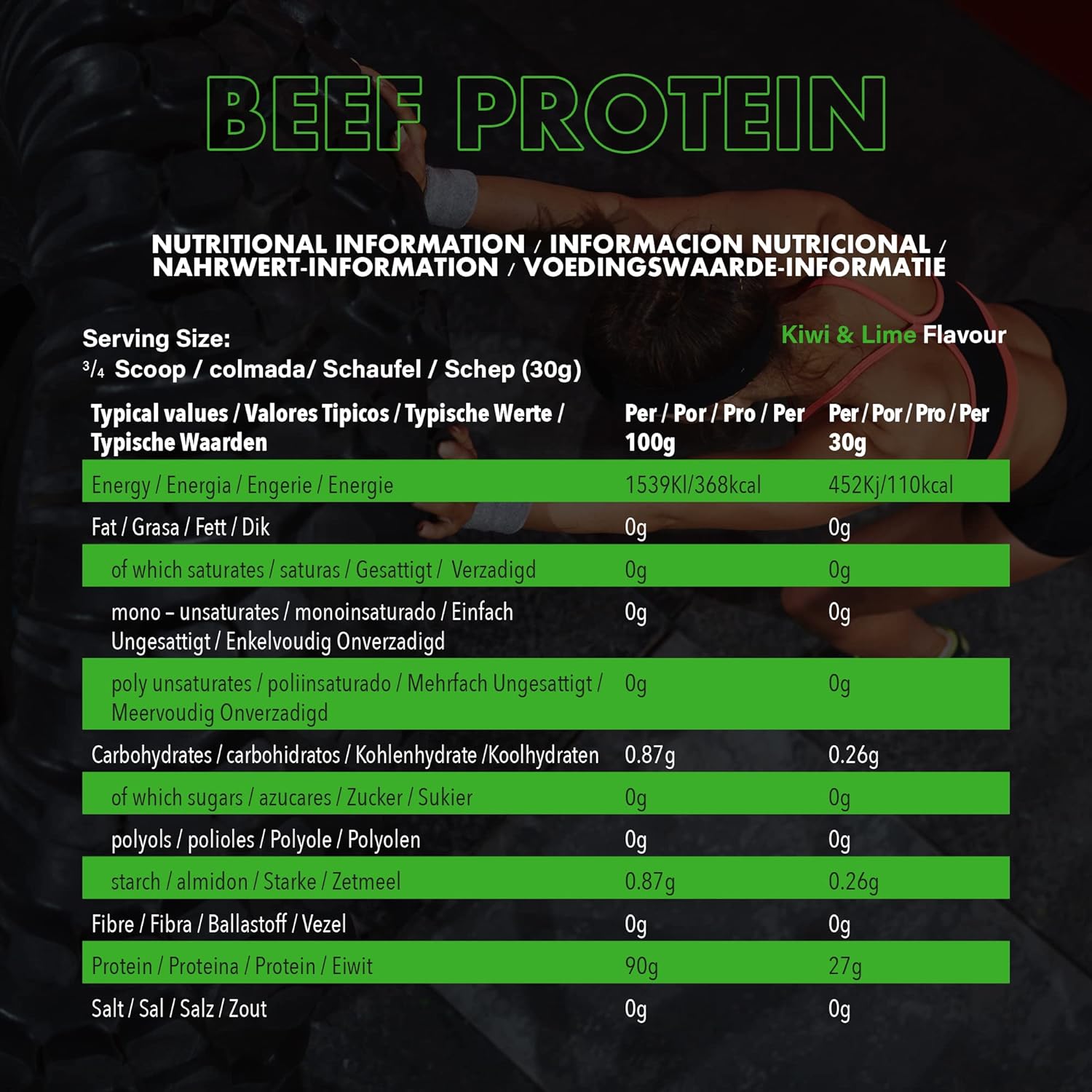 NXT Nutrition Beef Protein Isolate Powder