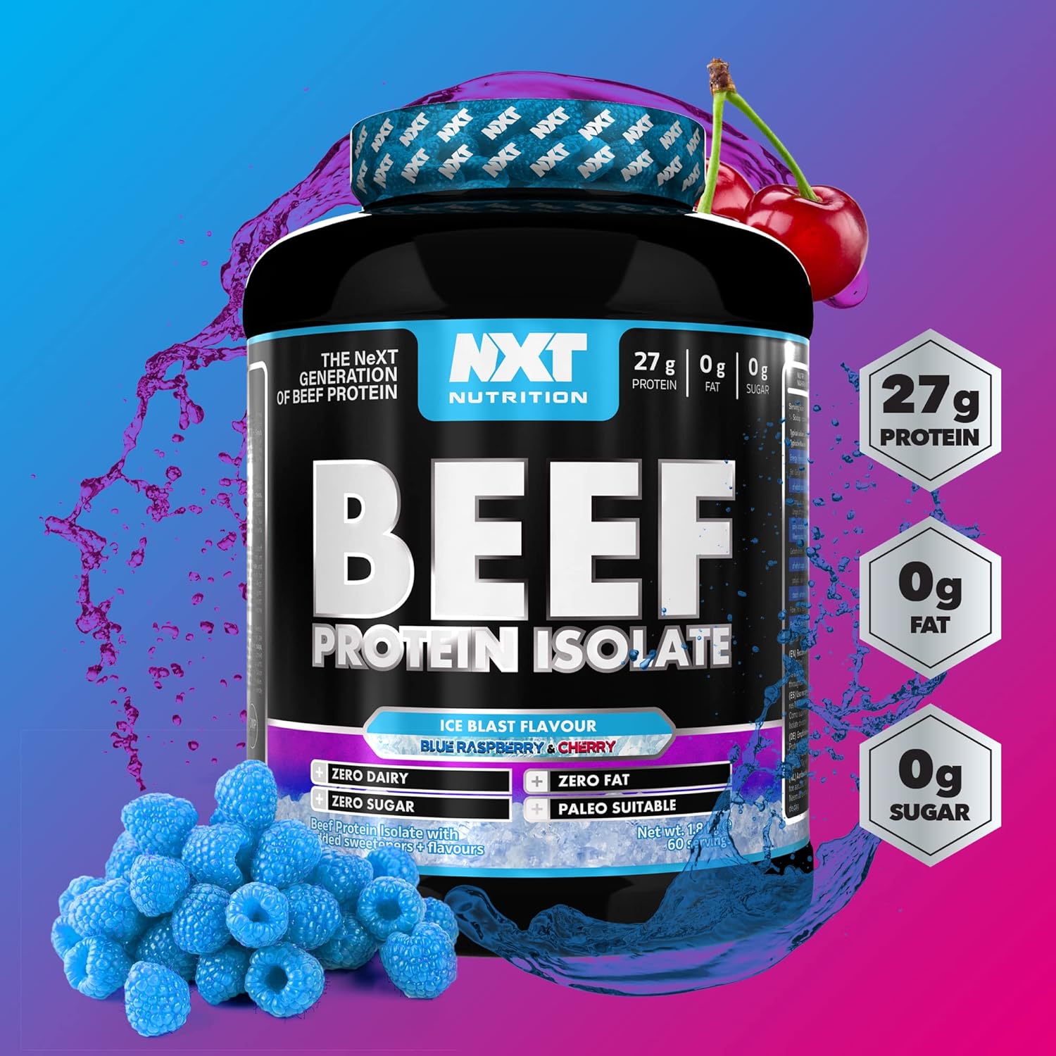 NXT Nutrition Beef Protein Isolate Powder