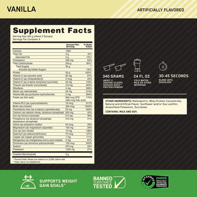 Optimum Serious Mass