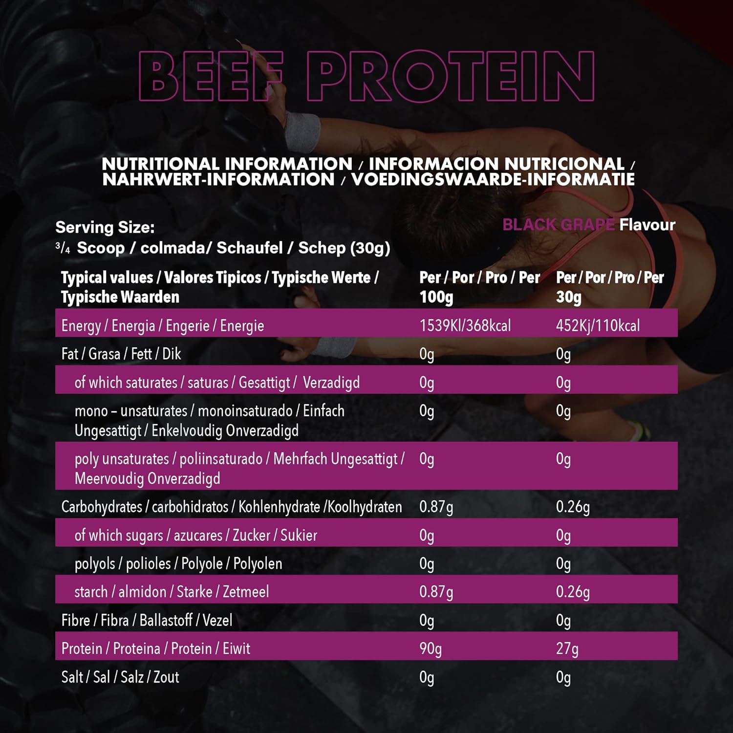 NXT Nutrition Beef Protein Isolate Powder