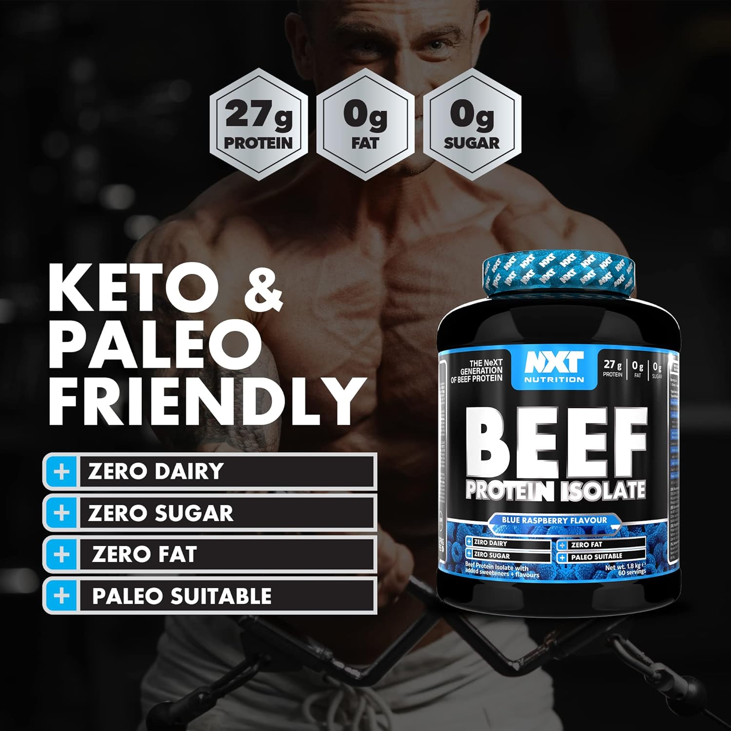 NXT Nutrition Beef Protein Isolate Powder