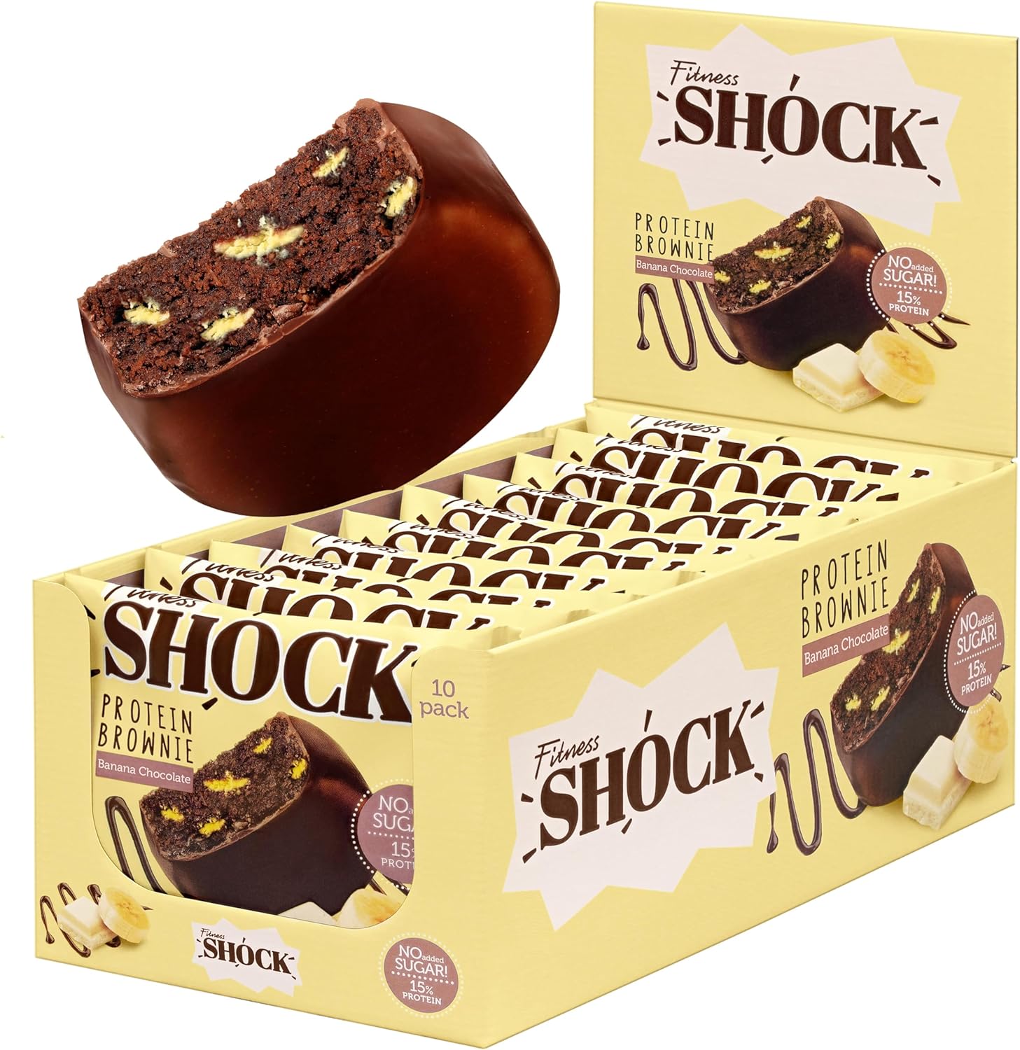 FitnesShock Protein Brownie