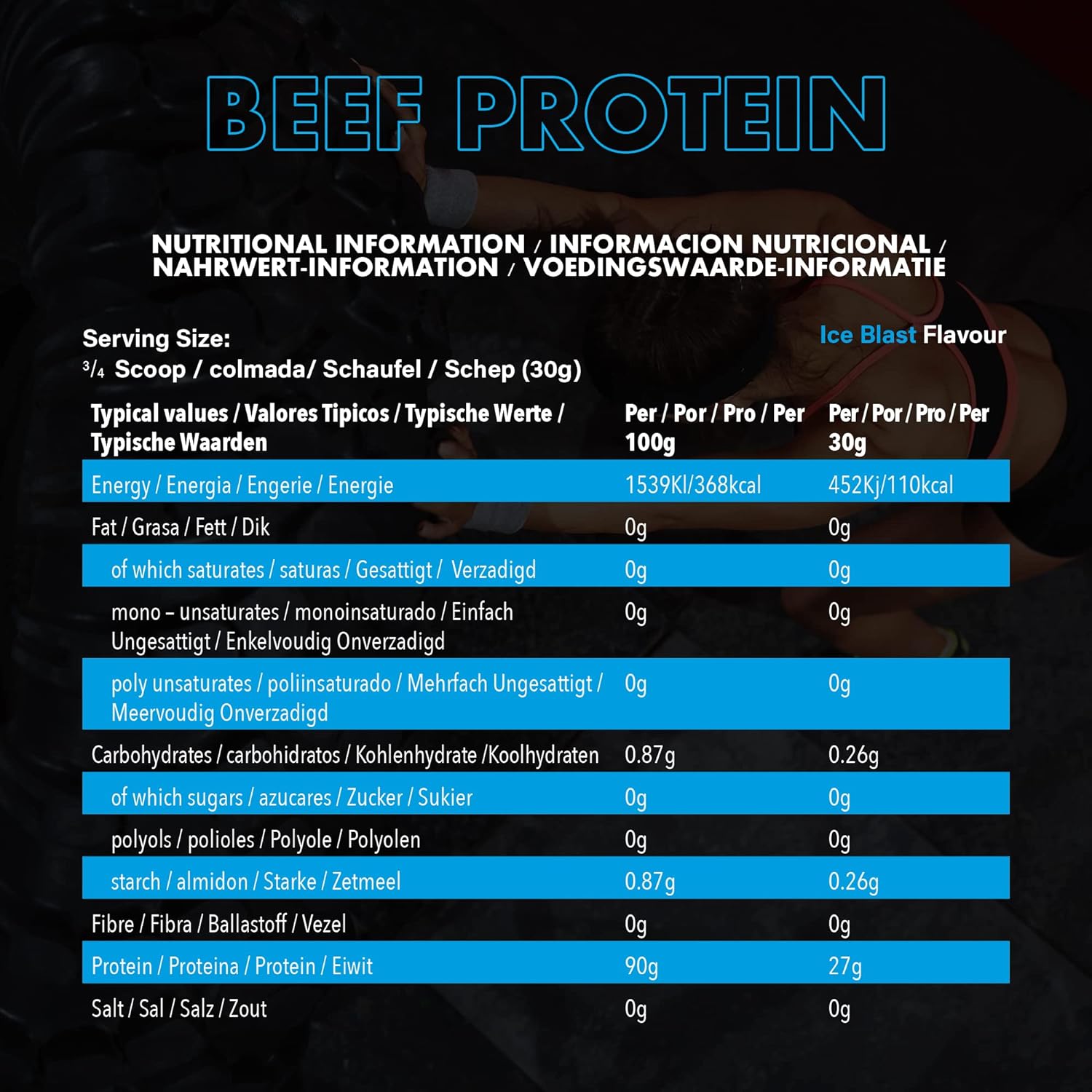 NXT Nutrition Beef Protein Isolate Powder
