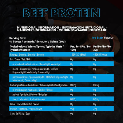 NXT Nutrition Beef Protein Isolate Powder