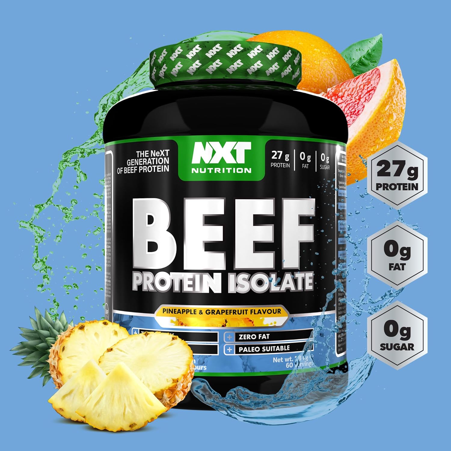 NXT Nutrition Beef Protein Isolate Powder