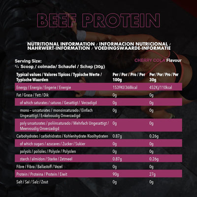 NXT Nutrition Beef Protein Isolate Powder