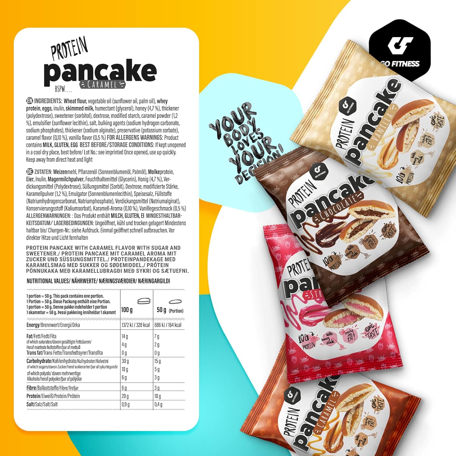 Go Fitness Protein Pancakes