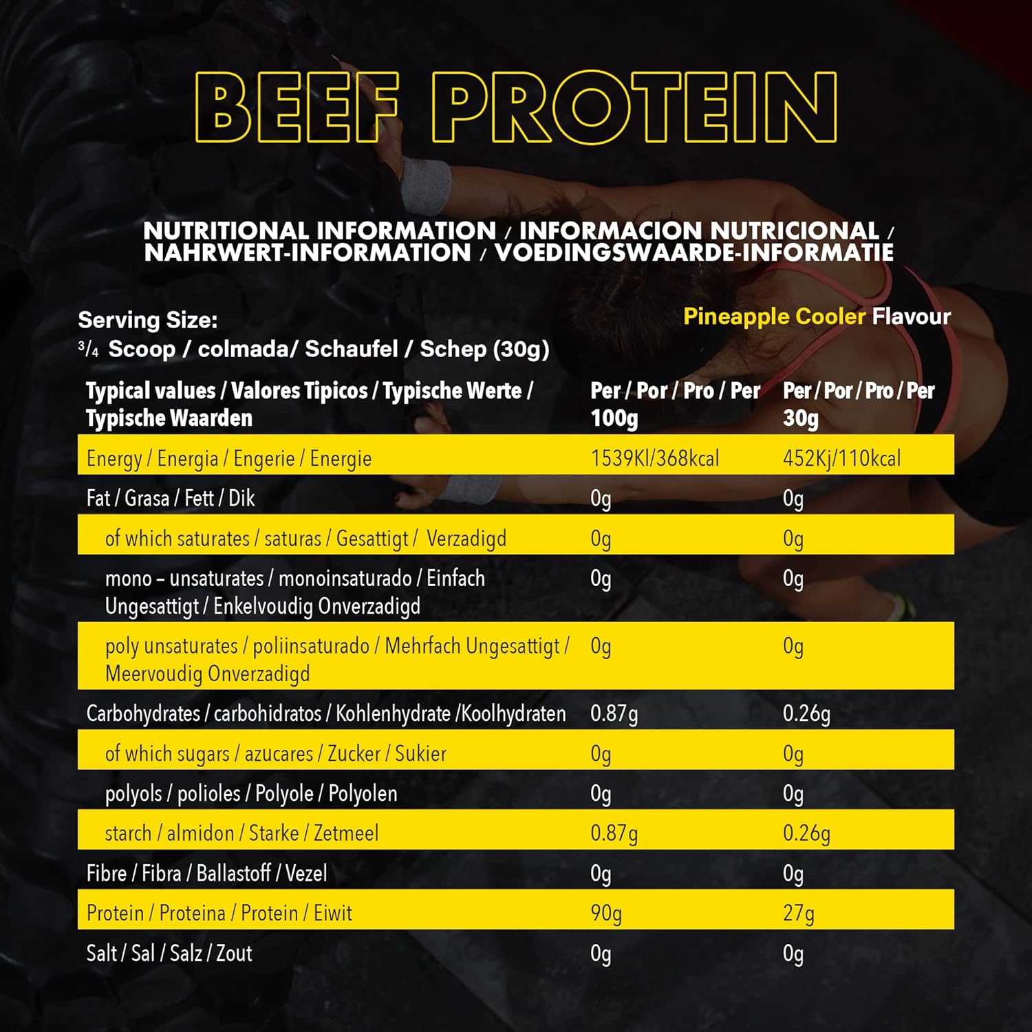 NXT Nutrition Beef Protein Isolate Powder