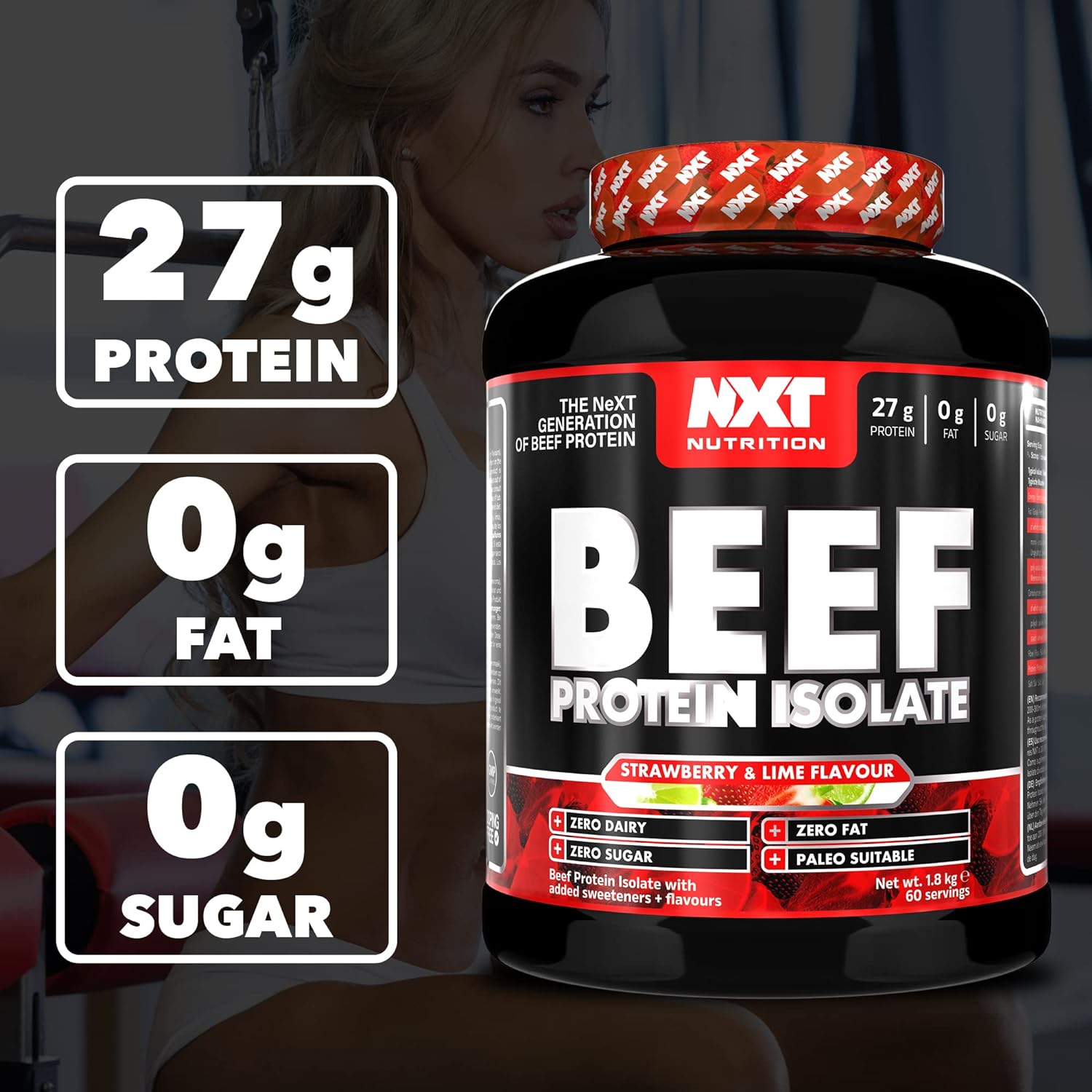 NXT Nutrition Beef Protein Isolate Powder