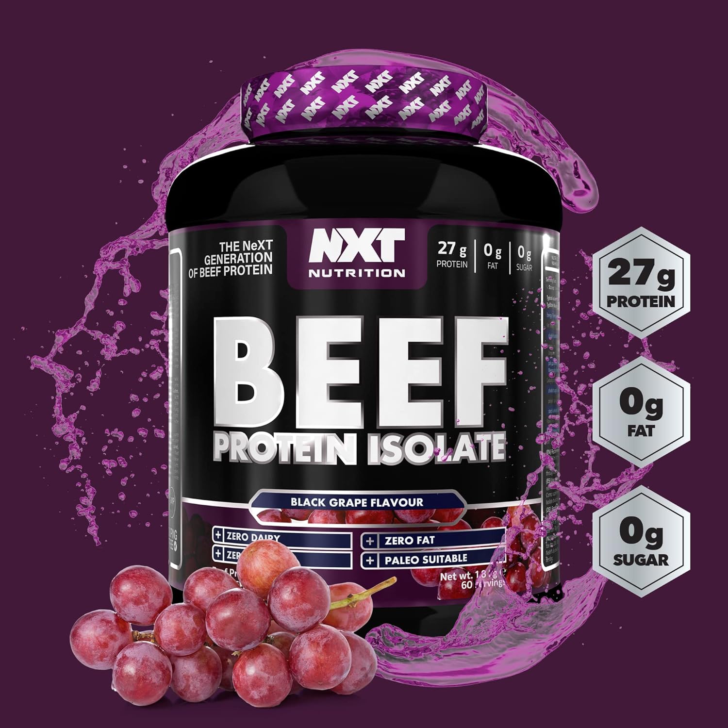 NXT Nutrition Beef Protein Isolate Powder