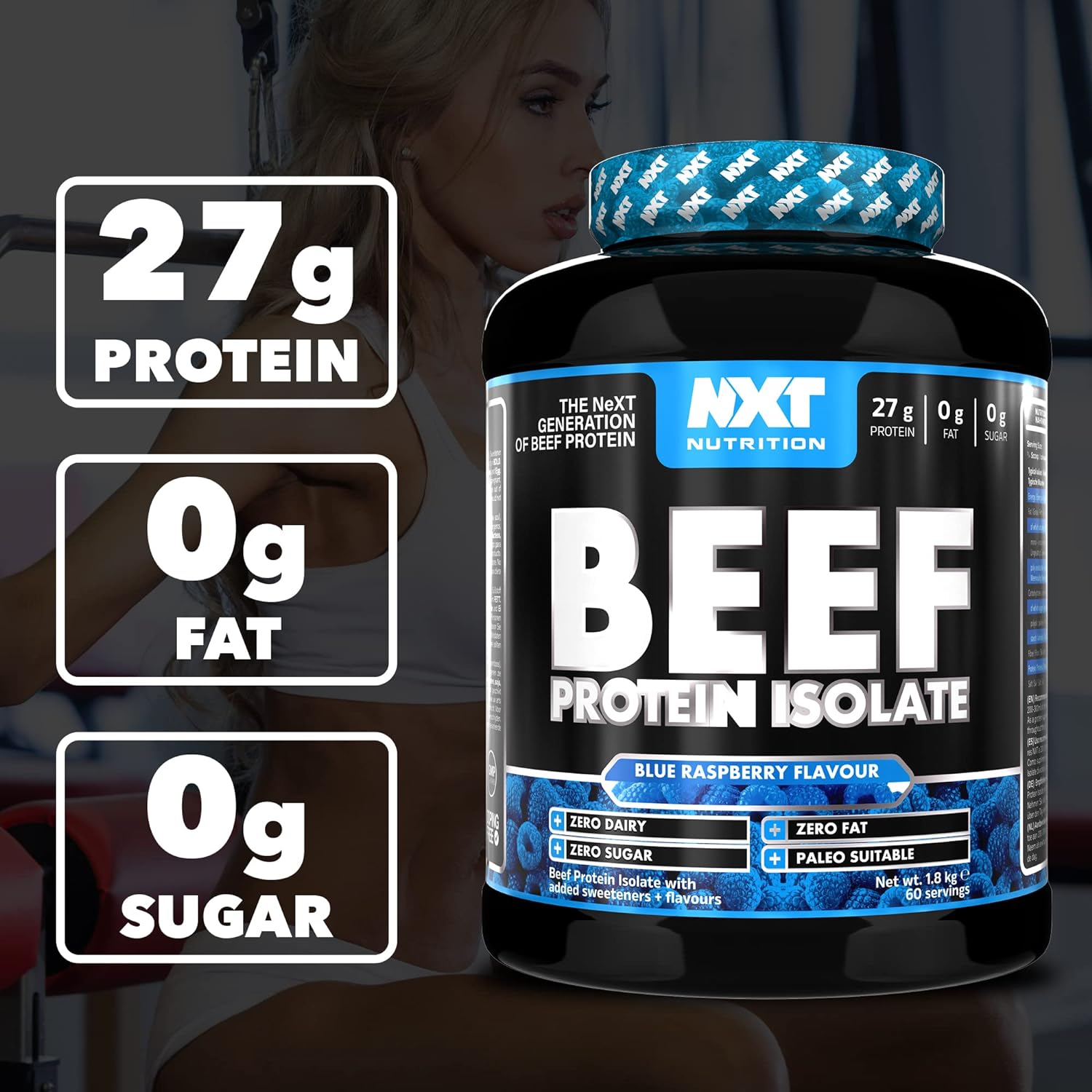 NXT Nutrition Beef Protein Isolate Powder