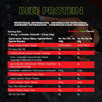NXT Nutrition Beef Protein Isolate Powder