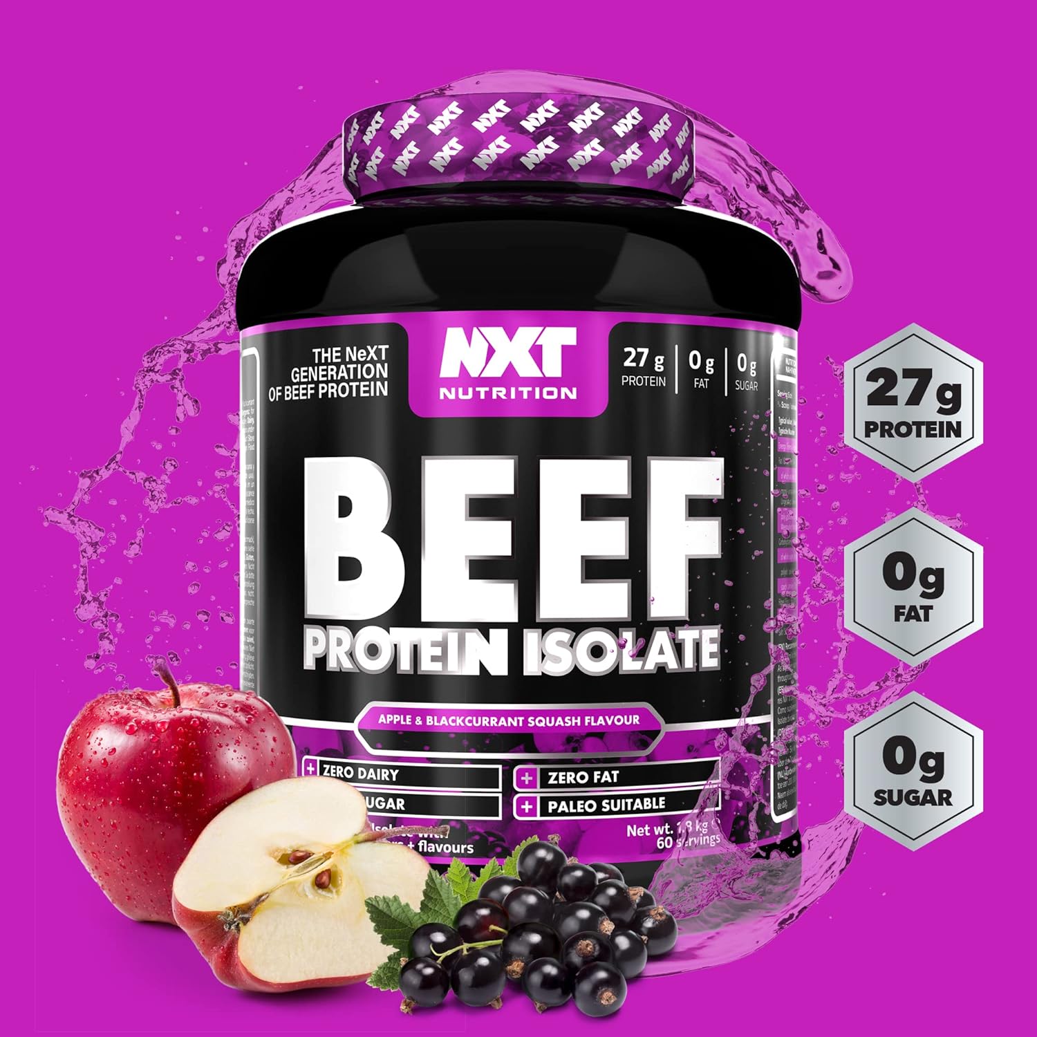 NXT Nutrition Beef Protein Isolate Powder