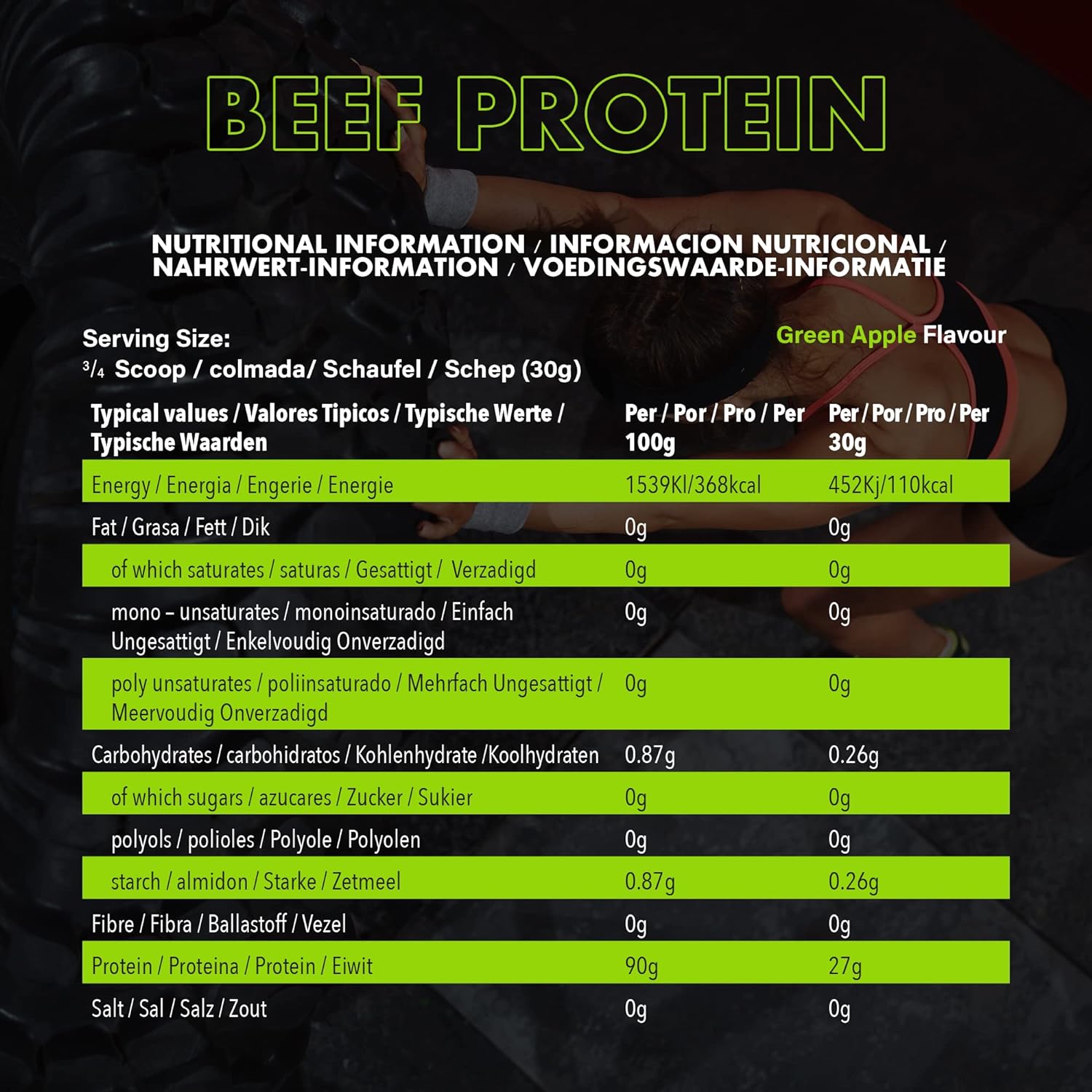 NXT Nutrition Beef Protein Isolate Powder