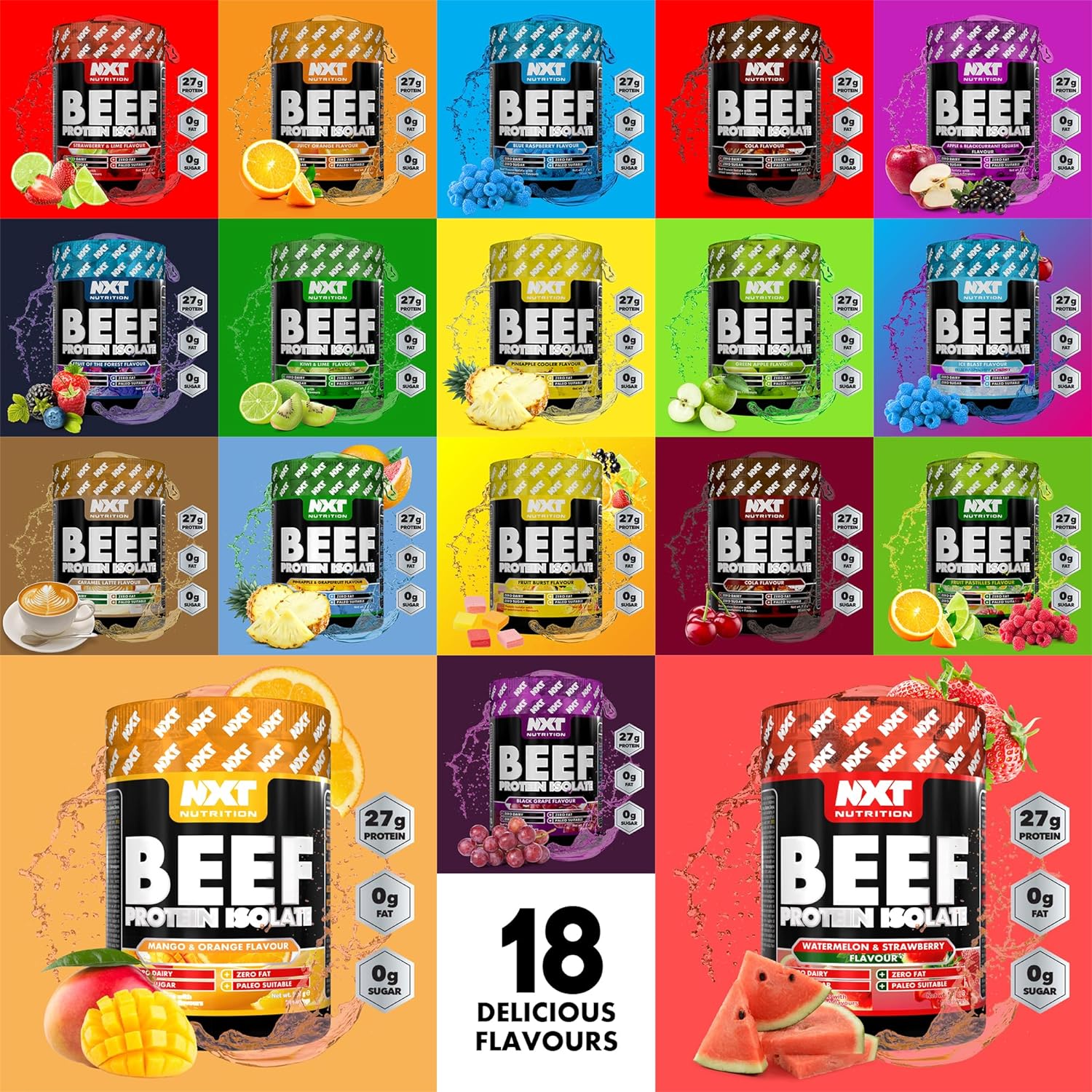 NXT Nutrition Beef Protein Isolate Powder
