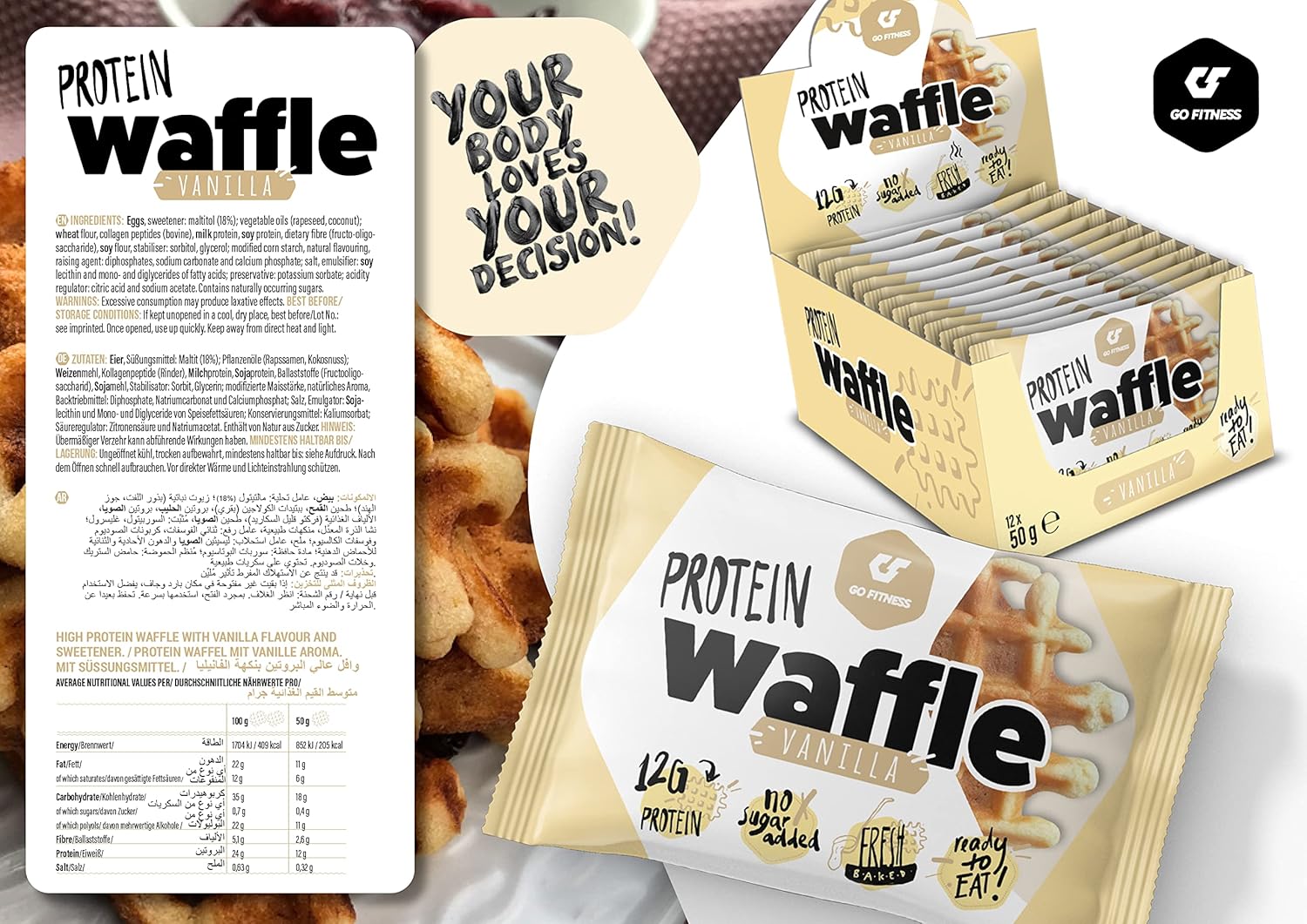 Go Fitness Waffle Protein