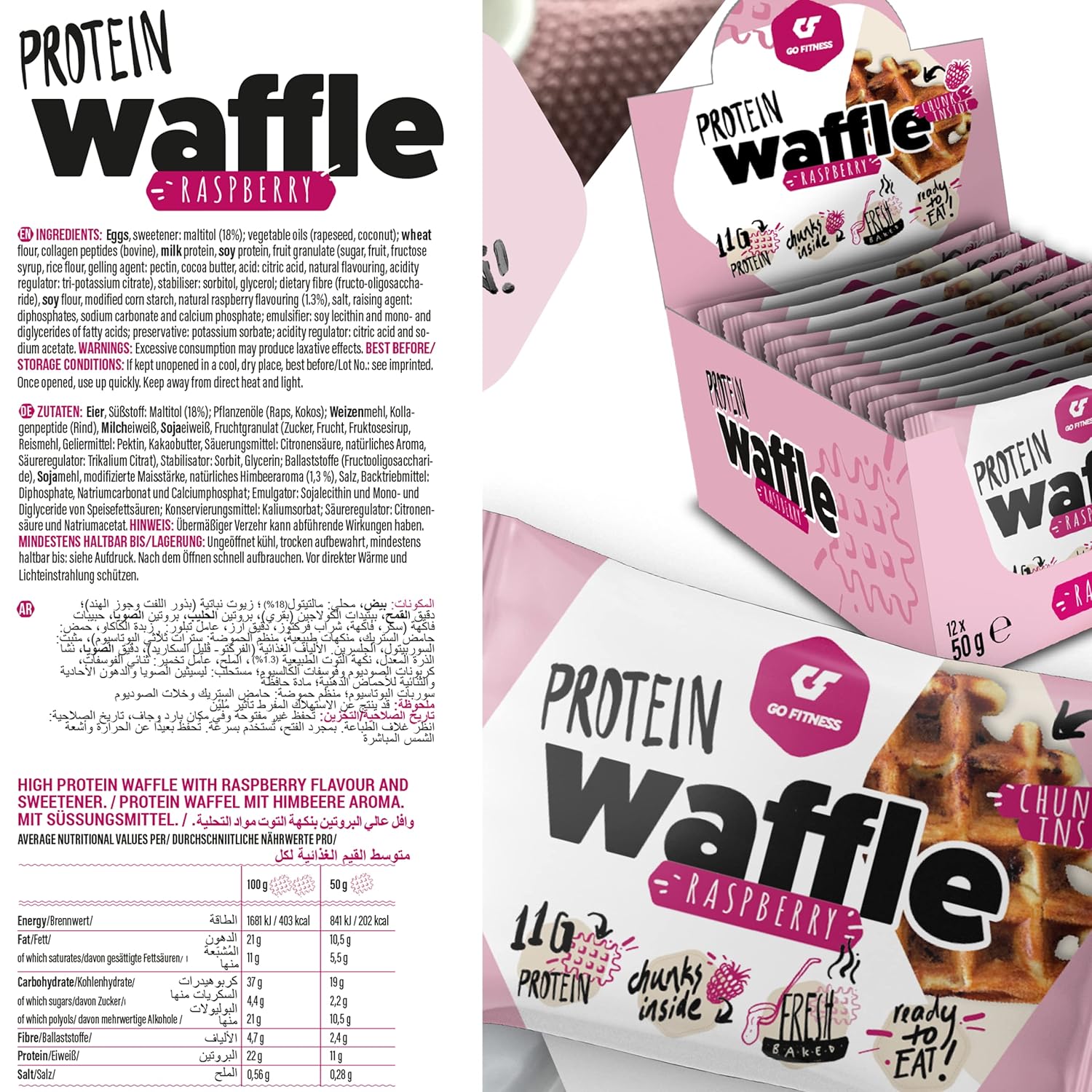 Go Fitness Waffle Protein
